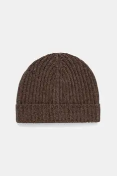 United Colors of Benetton caciula de lana culoarea negru, de lana, din tesatura neteda, 1302U0724 imagine