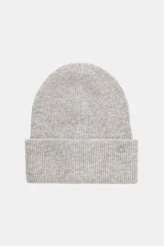 United Colors of Benetton caciula de lana pentru copii culoarea gri, 126WCA00X imagine