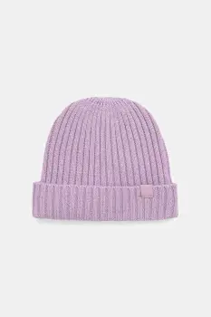 United Colors of Benetton caciula de lana pentru copii culoarea violet, 126WGA006 imagine