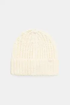 United Colors of Benetton caciula din lana pentru copii culoarea bej, 105HCA014 imagine