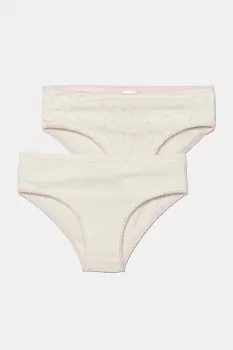 United Colors of Benetton chiloti copii 2-pack culoarea bej, 319X0S02F imagine