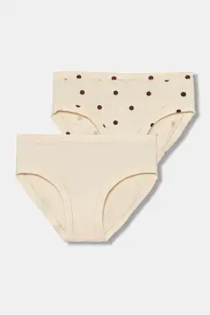 United Colors of Benetton chiloti copii 2-pack culoarea bej, 3SH70S02U imagine