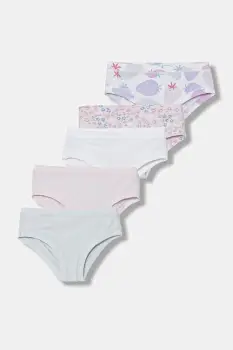 United Colors of Benetton chiloti pentru copii, din bumbac cu elastan pachet de 5 imagine