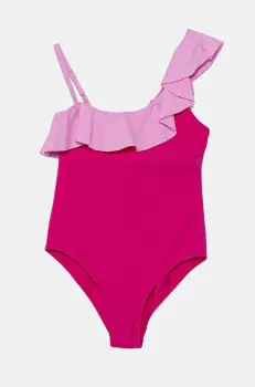 United Colors of Benetton costum de baie dintr-o bucata pentru copii culoarea violet, 3L030I00O imagine