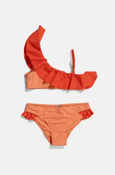 United Colors of Benetton costum de baie pentru copii din doua piese culoarea portocaliu, 3L030K02O imagine