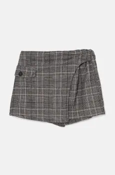 United Colors of Benetton fusta-pantaloni pentru copii culoarea gri, modelator, 41CAC9036 imagine