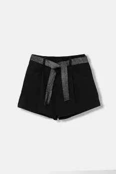 United Colors of Benetton fusta-pantaloni pentru copii culoarea negru, uni, 40ZBC904C imagine