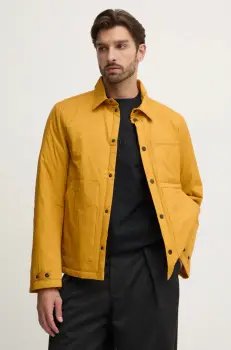 United Colors of Benetton geaca barbati, culoarea galben, de tranzitie, 2SCBUN05N imagine