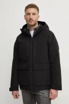 United Colors of Benetton geaca barbati, culoarea negru, de iarna, 275PUN062 imagine