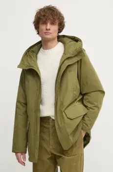 United Colors of Benetton geaca barbati, culoarea verde, de iarna, 26UWUN061 imagine