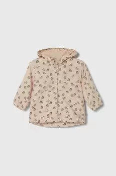 United Colors of Benetton geaca bebe culoarea portocaliu imagine