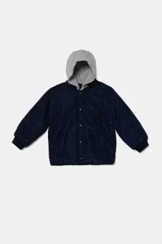 United Colors of Benetton geaca copii culoarea bleumarin, 26JDGN040 imagine