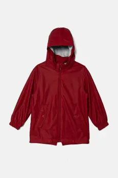 United Colors of Benetton geaca copii culoarea bordo, 2HFQCN055 imagine