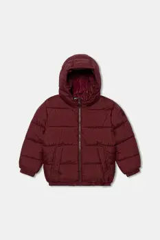 United Colors of Benetton geaca copii culoarea bordo, 2WU0CN06N imagine