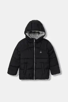 United Colors of Benetton geaca copii culoarea negru, 2WU0CN05I imagine