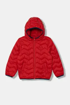 United Colors of Benetton geaca copii culoarea rosu, 2TWDGN02V imagine