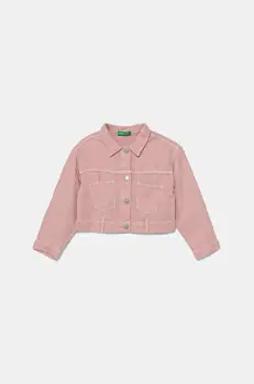 United Colors of Benetton geaca copii culoarea roz, 21AQCN060 imagine