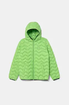 United Colors of Benetton geaca copii culoarea verde, 2TWDCN04V imagine