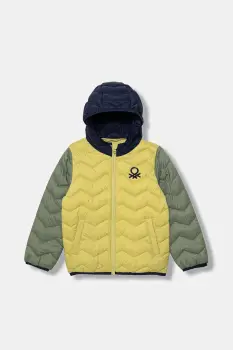 United Colors of Benetton geaca copii culoarea verde, 2TWDGN02V imagine