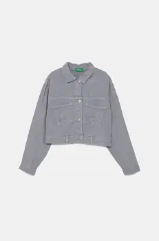 United Colors of Benetton geaca copii culoarea violet, 21AQCN060 imagine