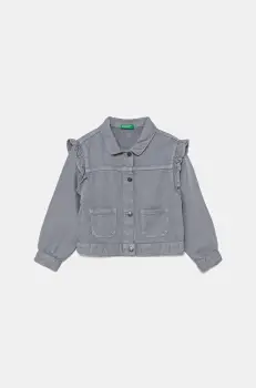 United Colors of Benetton geaca copii culoarea violet, 21AQGN03Q imagine