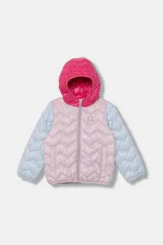 United Colors of Benetton geaca copii culoarea violet, 21INGN02Z imagine