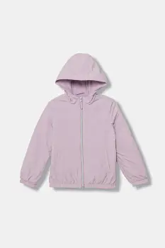 United Colors of Benetton geaca copii culoarea violet, 2IGGCN06E imagine