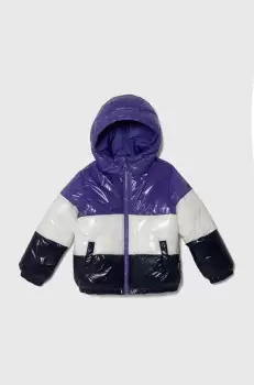 United Colors of Benetton geaca copii culoarea violet imagine