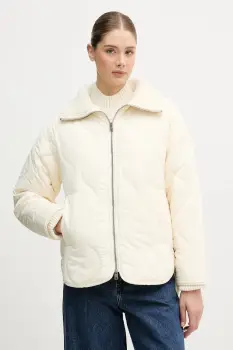 United Colors of Benetton geaca culoarea bej, de iarna, 2R1VDN08J imagine
