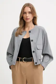 United Colors of Benetton geaca culoarea gri, de tranzitie, 2QIKDN08N imagine