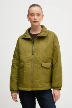 United Colors of Benetton geaca culoarea verde, de tranzitie, oversize, 2YRYDN080 imagine