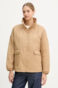 United Colors of Benetton geaca culoarea verde, de tranzitie, oversize, 2YRYDN080 imagine