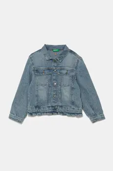 United Colors of Benetton geaca de blugi din bumbac 2PORGN03M imagine