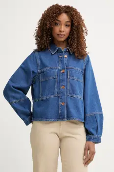 United Colors of Benetton geaca de blugi pentru femei imagine