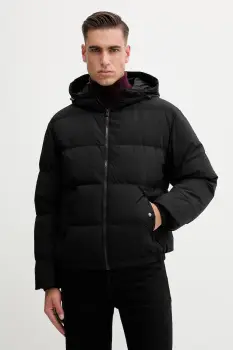 United Colors of Benetton geaca de puf culoarea negru, de iarna, oversize, 2JF8UN05E imagine