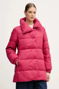 United Colors of Benetton geaca de puf culoarea roz, de iarna, 2NIWDN08X imagine