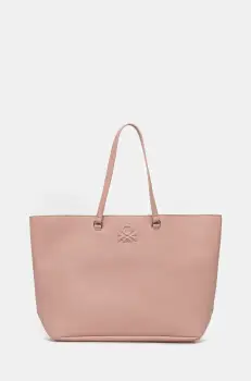 United Colors of Benetton geanta culoarea roz, 618UDY06W imagine