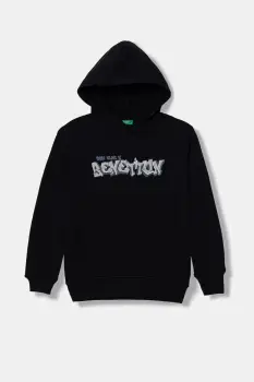 United Colors of Benetton hanorac cu gluga copii din bumbac imagine