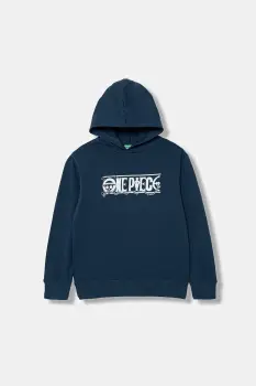 United Colors of Benetton hanorac cu gluga pentru copii, din bumbac imagine