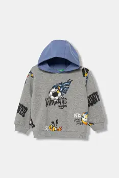 United Colors of Benetton hanorac cu gluga pentru copii, din bumbac imagine