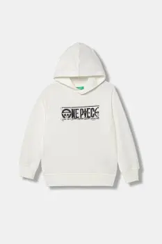 United Colors of Benetton hanorac cu gluga pentru copii, din bumbac imagine