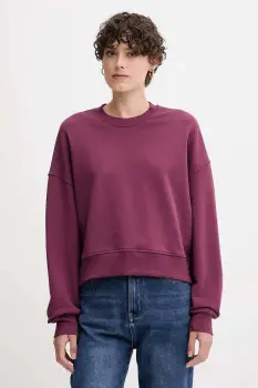 United Colors of Benetton hanorac de bumbac culoarea bleumarin, cu imprimeu, 3UNID109A imagine