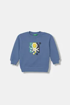 United Colors of Benetton hanorac de bumbac pentru copii imagine