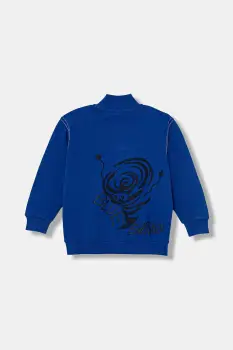 United Colors of Benetton hanorac de bumbac pentru copii cu imprimeu, 3NBMG5042 imagine