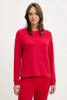 United Colors of Benetton longsleeve de pijama culoarea rosu, 3Q413M08A imagine