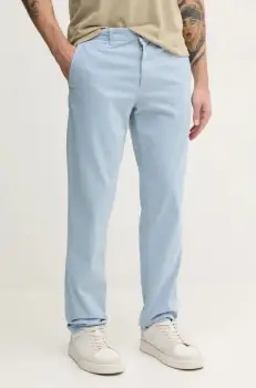 United Colors of Benetton pantaloni barbati, cu fason chinos, 4DKH55I18 imagine