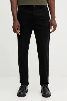 United Colors of Benetton pantaloni barbati, culoarea negru, drepti 4TZYUF04P imagine