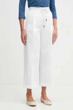 United Colors of Benetton pantaloni carrot pentru femei, cu bumbac imagine