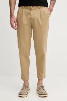 United Colors of Benetton pantaloni chinos barbatesti din bumbac cu elastan imagine