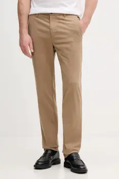 United Colors of Benetton pantaloni chinos barbati din bumbac cu elastan imagine
